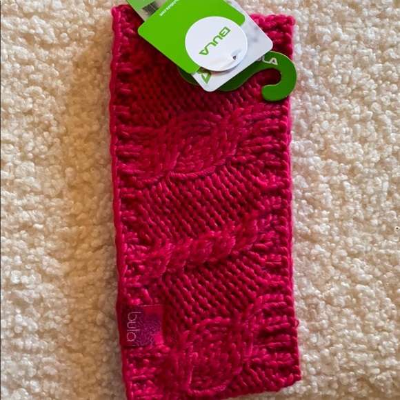 Hot pink Bula fleece insulated headband - Picture 2 of 8